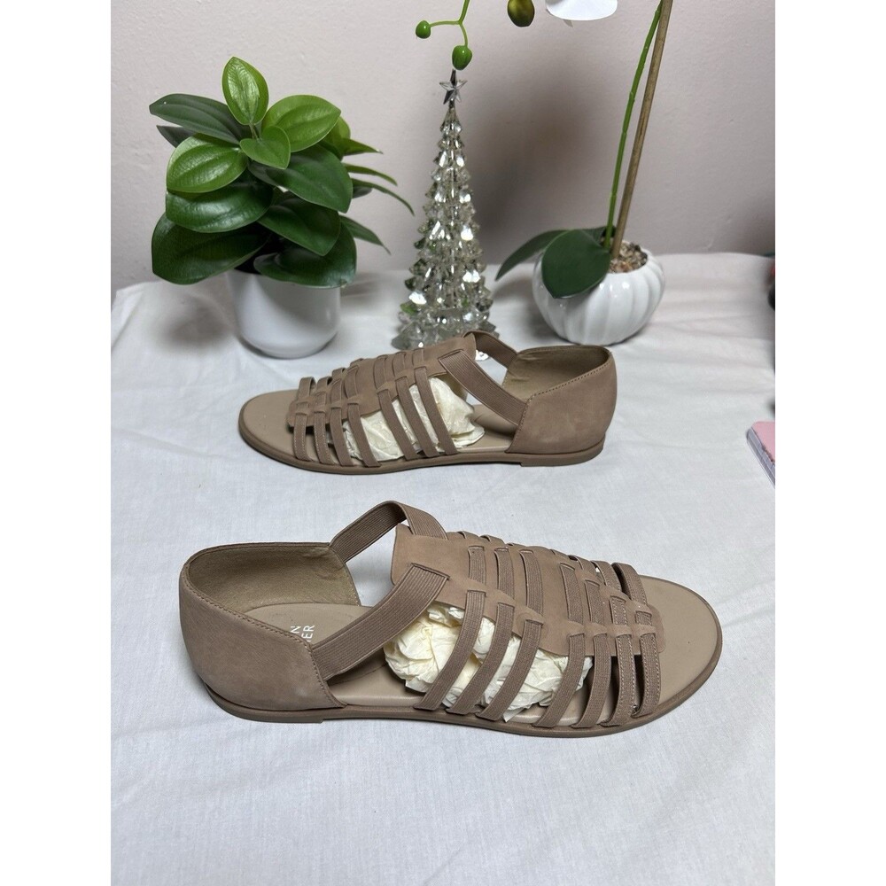 Eileen Fisher Tan / Brown Rato Women’s Sandals Size 10 Gladiator